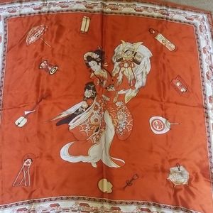 Japanese Woman Scarf